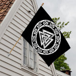 Viking Valhalla Symbol Print House Flag