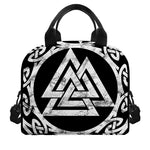 Viking Valhalla Symbol Print Insulated Lunch Bag
