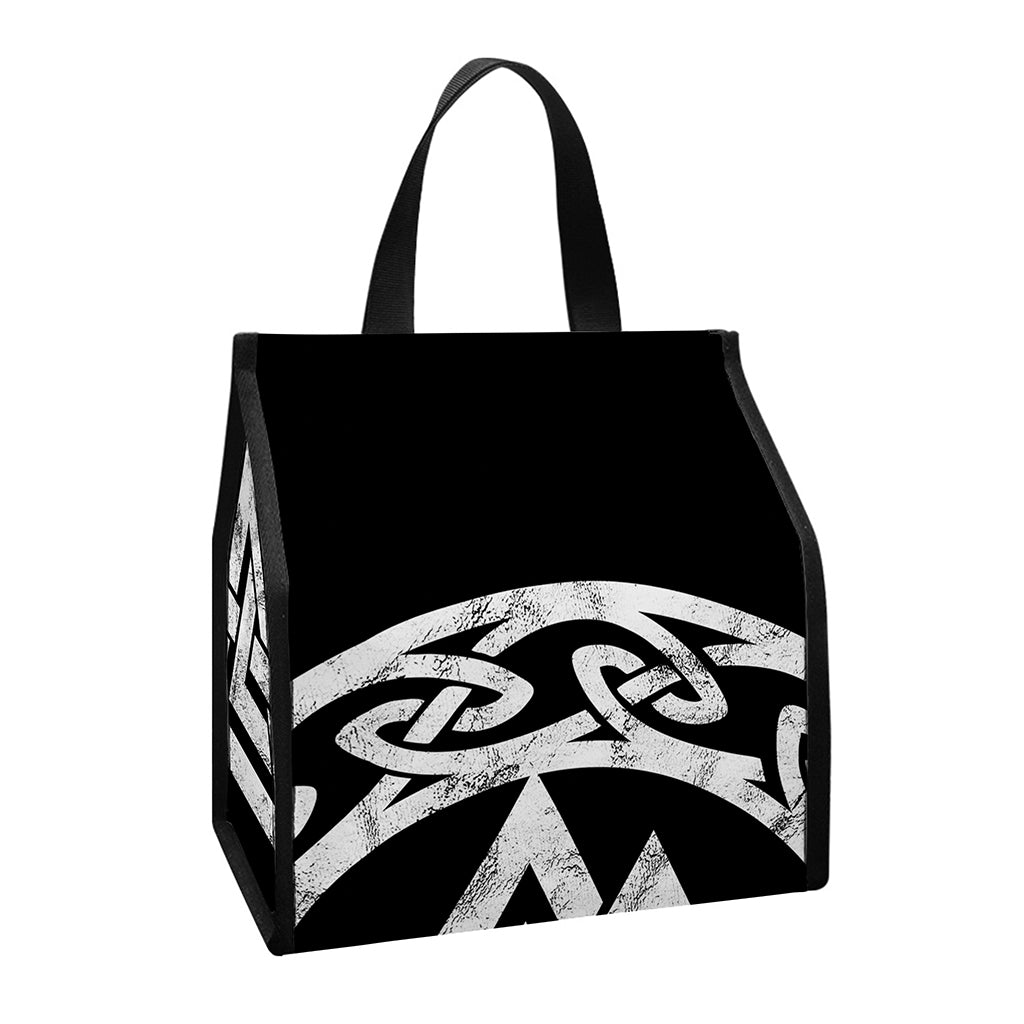 Viking Valhalla Symbol Print Insulated Lunch Tote