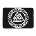Viking Valhalla Symbol Print Kitchen Mat