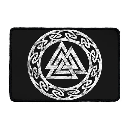 Viking Valhalla Symbol Print Kitchen Mat
