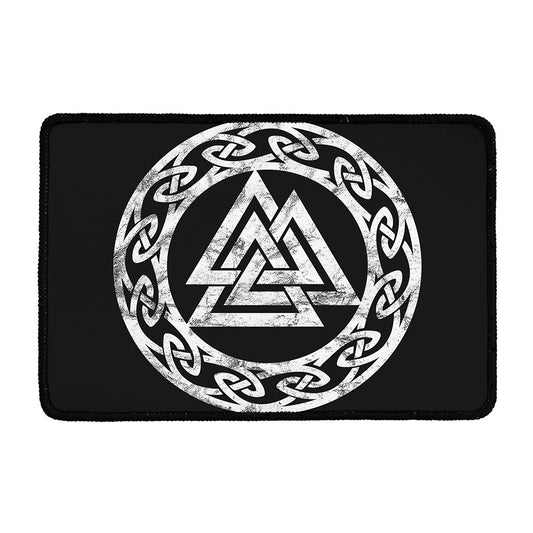 Viking Valhalla Symbol Print Kitchen Mat