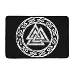 Viking Valhalla Symbol Print Kitchen Mat