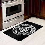 Viking Valhalla Symbol Print Kitchen Mat