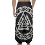 Viking Valhalla Symbol Print Lantern Pants