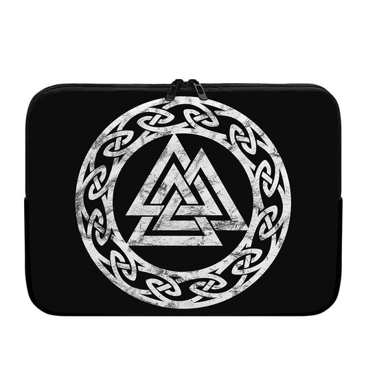 Viking Valhalla Symbol Print Laptop Sleeve