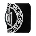 Viking Valhalla Symbol Print Leather Bible Cover