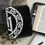 Viking Valhalla Symbol Print Leather Bible Cover