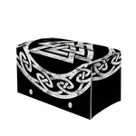 Viking Valhalla Symbol Print Leather Tissue Box Cover