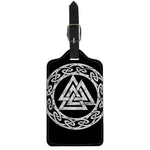 Viking Valhalla Symbol Print Luggage Tag