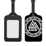 Viking Valhalla Symbol Print Luggage Tag