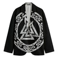 Viking Valhalla Symbol Print Men's Blazer