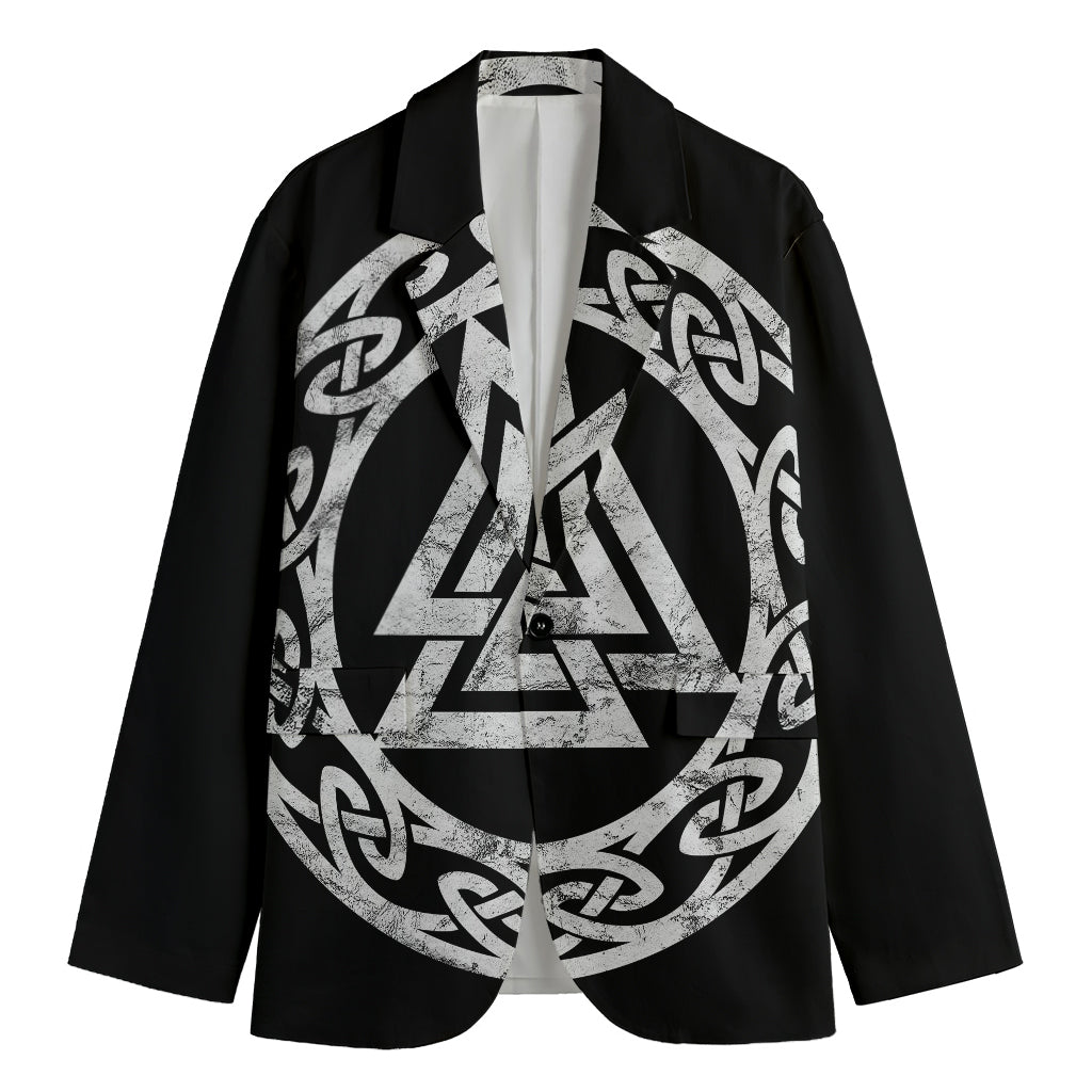 Viking Valhalla Symbol Print Men's Blazer