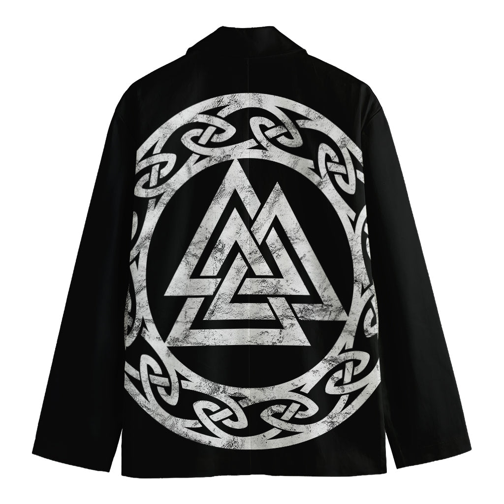 Viking Valhalla Symbol Print Men's Blazer