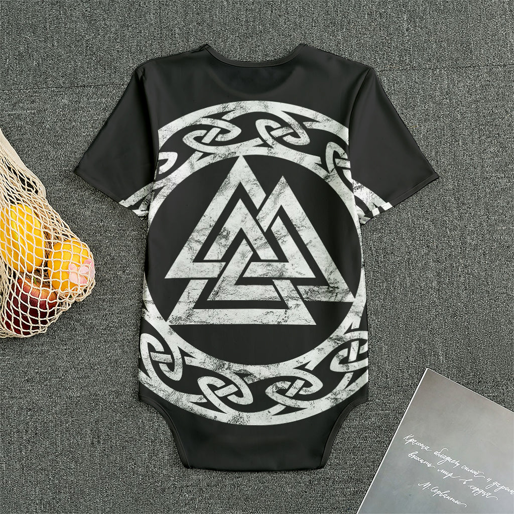 Viking Valhalla Symbol Print Men's Bodysuit