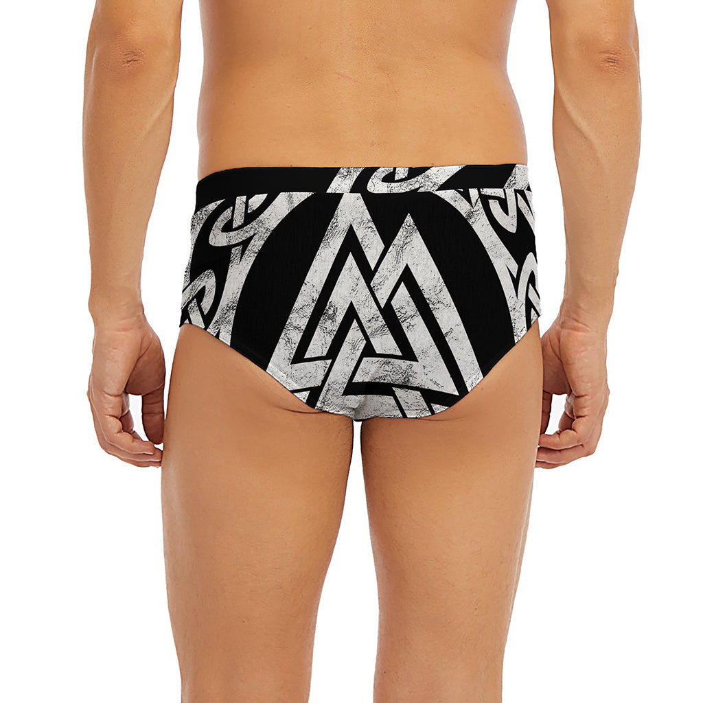 Viking Valhalla Symbol Print Men's Briefs