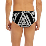 Viking Valhalla Symbol Print Men's Briefs