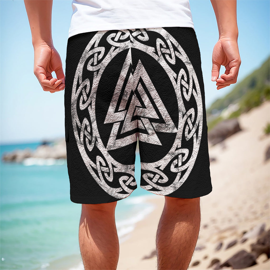 Viking Valhalla Symbol Print Men's Cargo Shorts