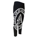 Viking Valhalla Symbol Print Men's Compression Pants