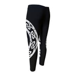 Viking Valhalla Symbol Print Men's Compression Pants
