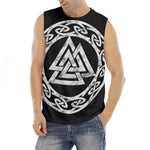 Viking Valhalla Symbol Print Men's Fitness Tank Top