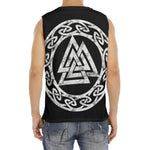 Viking Valhalla Symbol Print Men's Fitness Tank Top