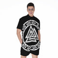 Viking Valhalla Symbol Print Men's Romper
