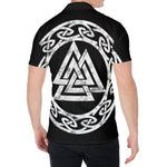Viking Valhalla Symbol Print Men's Shirt