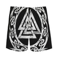 Viking Valhalla Symbol Print Men's Athletic Shorts