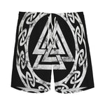 Viking Valhalla Symbol Print Men's Sports Shorts