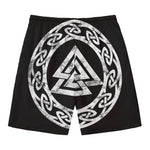Viking Valhalla Symbol Print Men's Swim Trunks