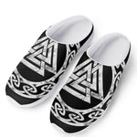 Viking Valhalla Symbol Print Mesh Casual Shoes