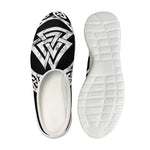 Viking Valhalla Symbol Print Mesh Casual Shoes