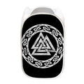 Viking Valhalla Symbol Print Mesh Laundry Hamper