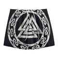 Viking Valhalla Symbol Print Mesh Shorts