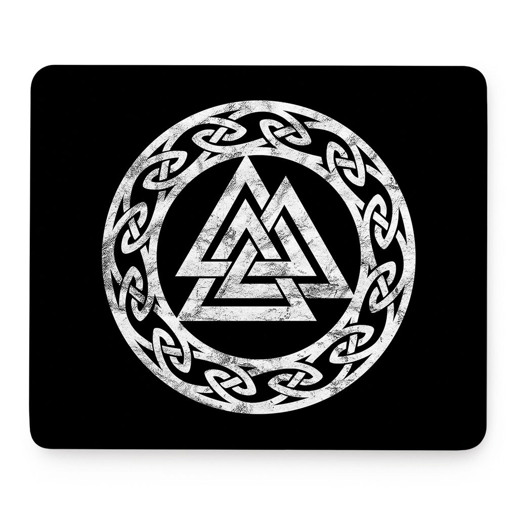 Viking Valhalla Symbol Print Mouse Pad