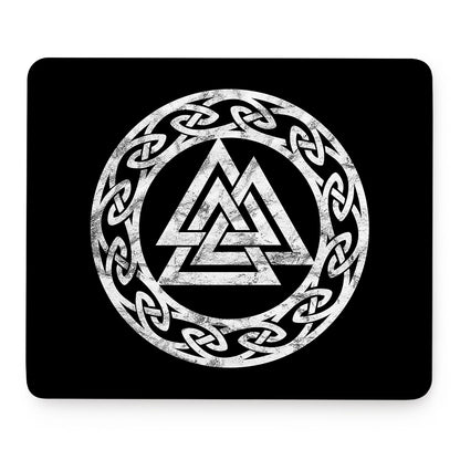 Viking Valhalla Symbol Print Mouse Pad