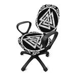 Viking Valhalla Symbol Print Office Chair Cover