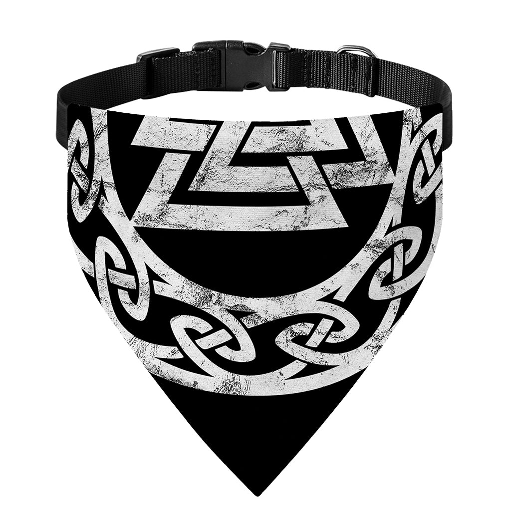 Viking Valhalla Symbol Print Over The Collar Dog Bandana