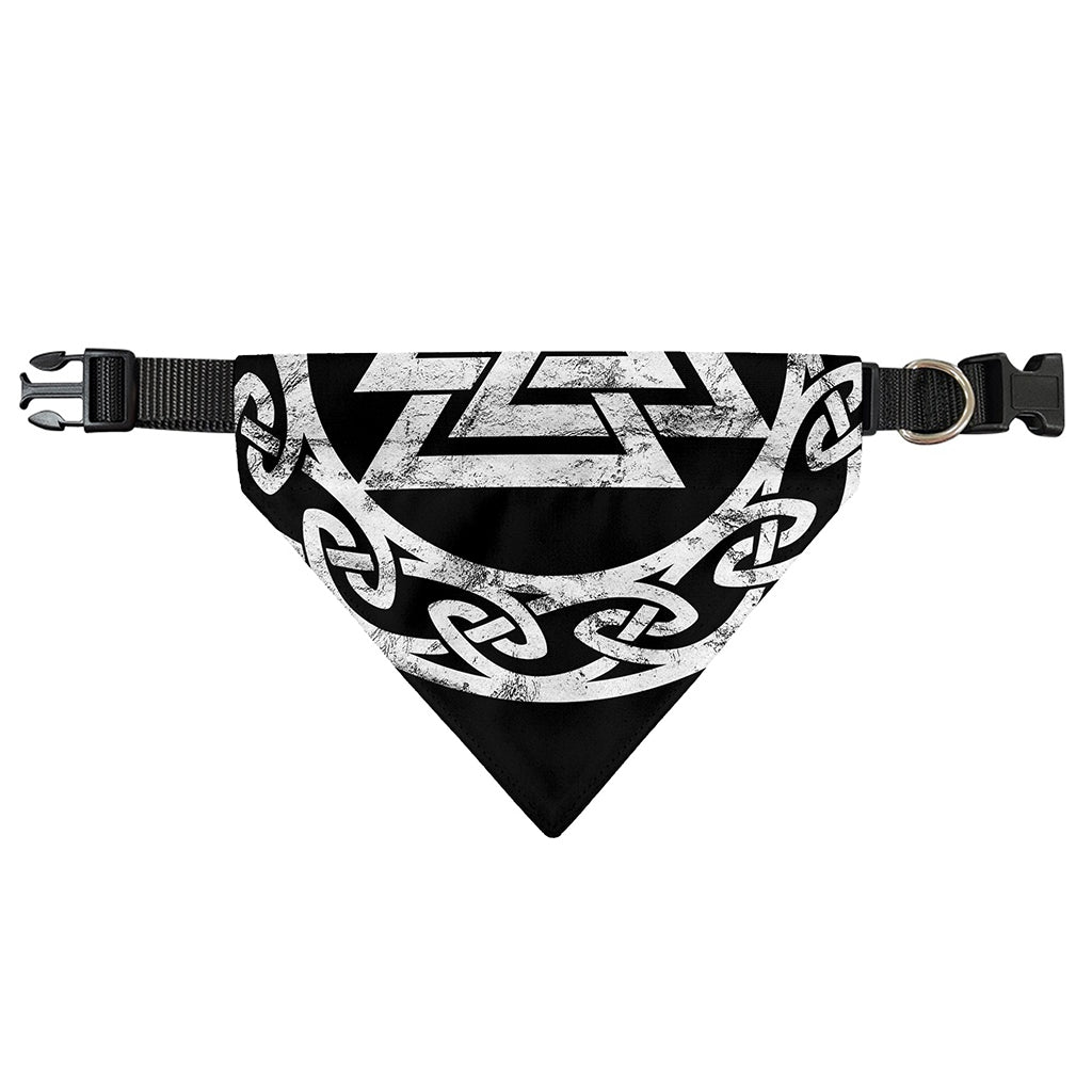 Viking Valhalla Symbol Print Over The Collar Dog Bandana