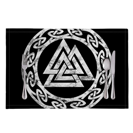 Viking Valhalla Symbol Print Placemat