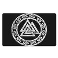 Viking Valhalla Symbol Print Polyester Doormat