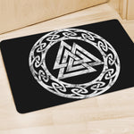 Viking Valhalla Symbol Print Polyester Doormat