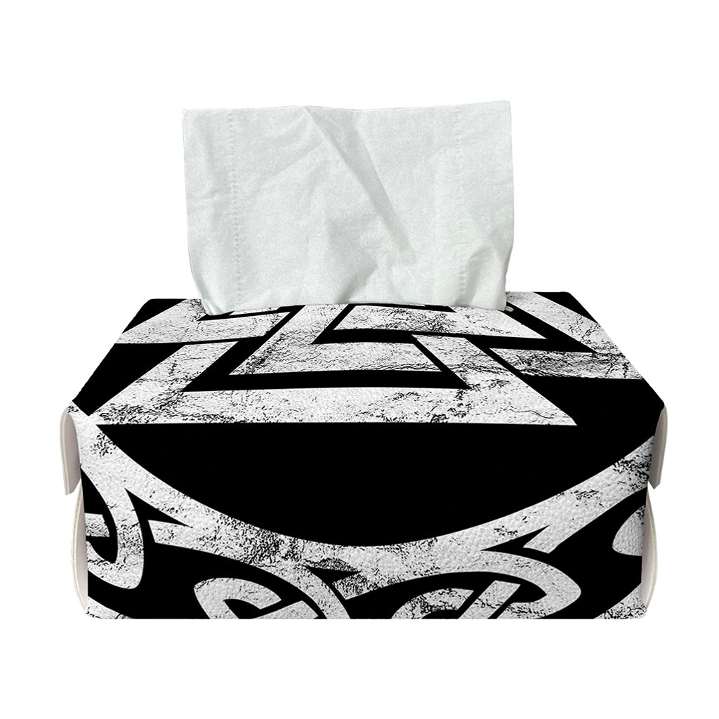Viking Valhalla Symbol Print Rectangle Tissue Box Cover