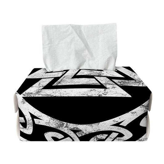 Viking Valhalla Symbol Print Rectangle Tissue Box Cover