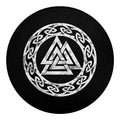 Viking Valhalla Symbol Print Round Blanket