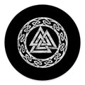 Viking Valhalla Symbol Print Round Floor Mat