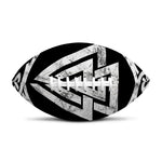 Viking Valhalla Symbol Print Rugby Ball