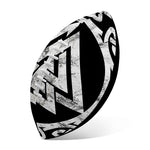 Viking Valhalla Symbol Print Rugby Ball