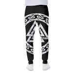 Viking Valhalla Symbol Print Scuba Joggers